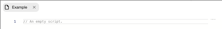 Empty Script